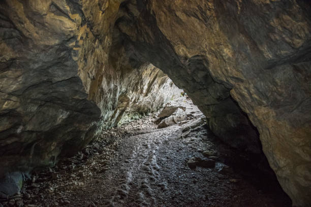 istock Undergroung cave interior in Altai 842203952