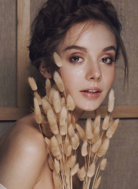 istock Beautiful woman face close up studio 842206936