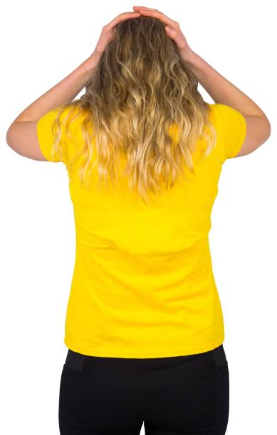 istock Disappointed football fan in brasil tshirt 842209676