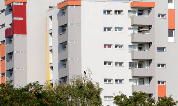 istock Residential building, skyscraper, Bremen 842212384