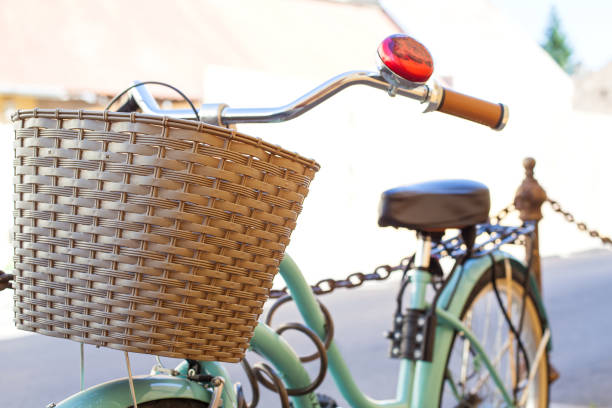 istock Vintage bike on sideway in Hungary 842214452