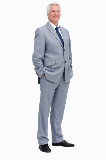 istock Portrait of a smiling man in a suit 842224358