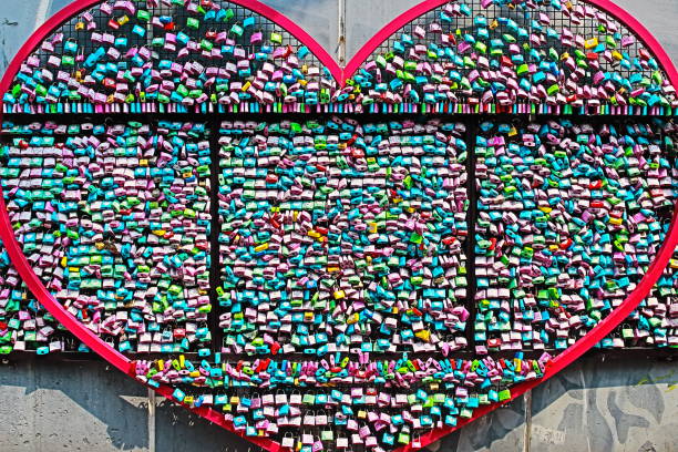 istock lots amount of locks on heart 842230990