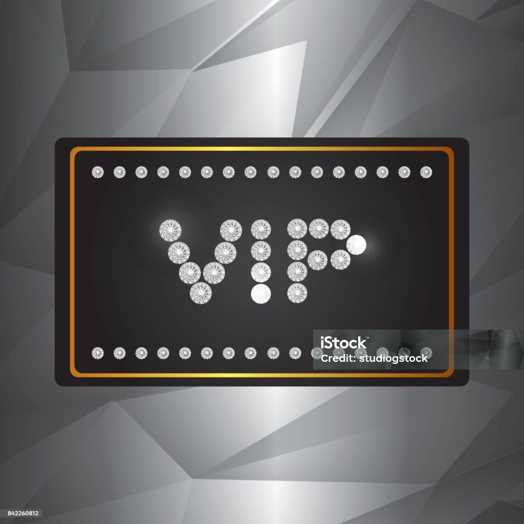 Vip Design Future Vip Design Stock Illustration - Download Image Now - Abstract, Arts ...