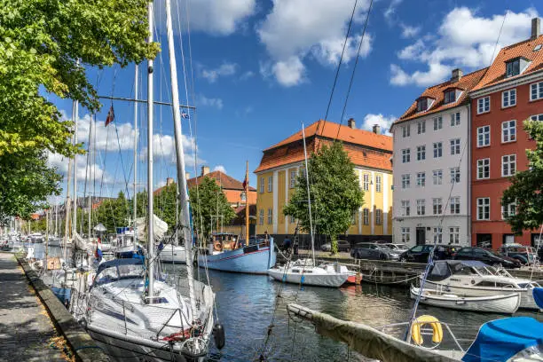 Christianshaven is growing area of Copemhagen where people and business are growing