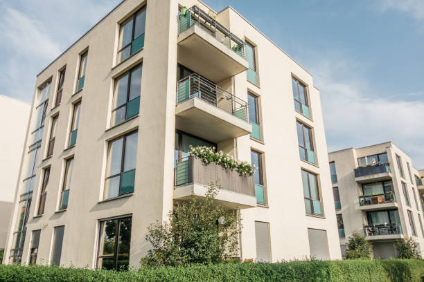 istock very modern apartments with bushes 842267872