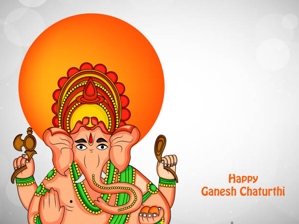 illustration of hindu festival Ganesha Chaturthi Background illustration of elements of hindu festival Ganesha Chaturthi Background ganpati bappa wallpapers stock illustrations
