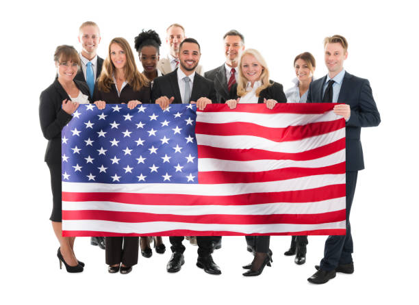 istock Confident Multi ethnic Business Team Holding Blank Billboard 842286996
