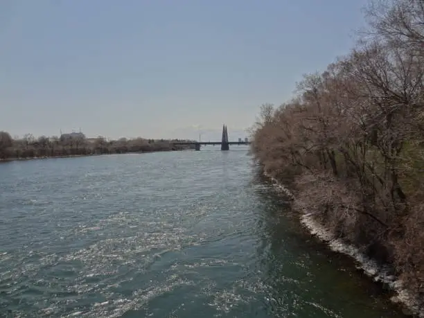 Photo of View of Saint Laurent river from Jean Drapeau park