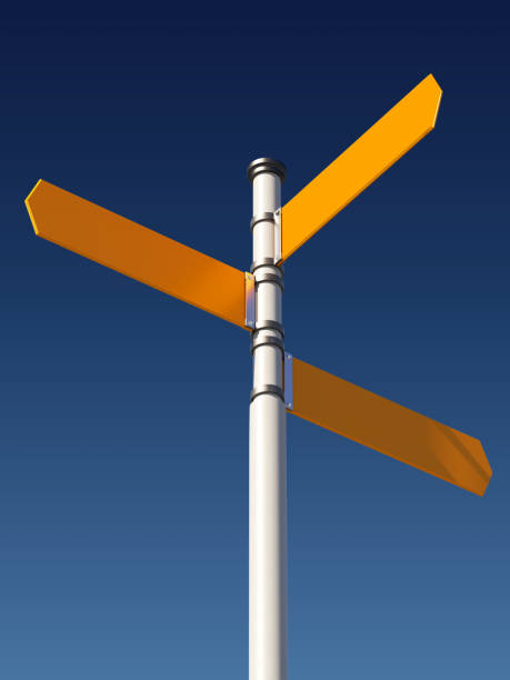 istock Street Signs Pointing Different Directions 842300220