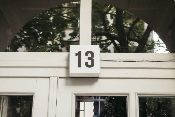 istock number 13 on a door 842311510