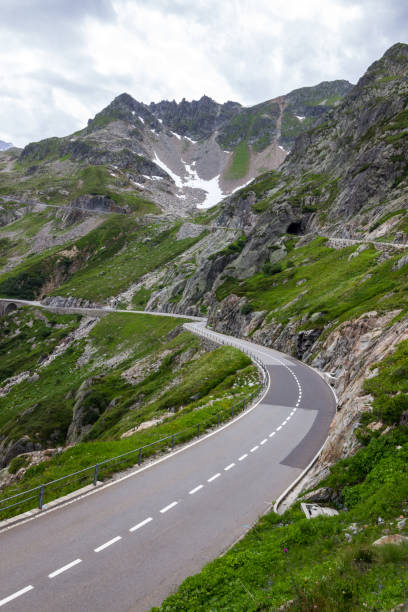 istock Susten road and glacier in Switzerland 842312448
