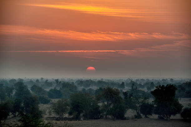 istock Sinrise over Tar desert, India 842317516