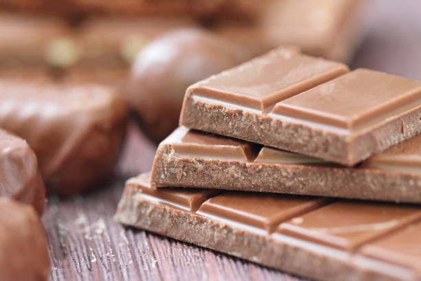 istock Pile of chocolate with nuts 842324018