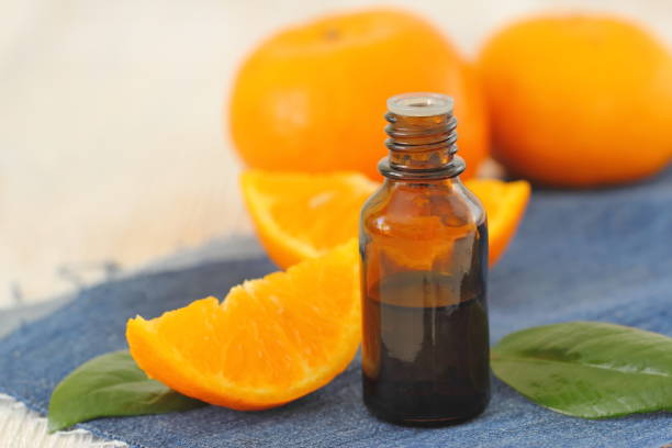 istock Essential aroma oil with oranges 842324240