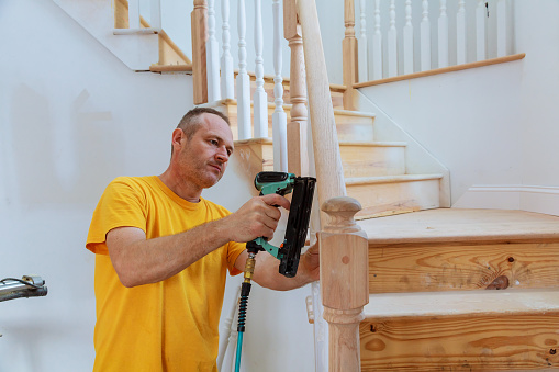 How to Install a Stair Railing Kit Installation wizard for wooden railing for stairs