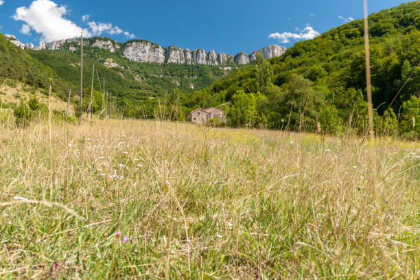 istock Impressive mountain formations and the Vercors Regional Park 842325292