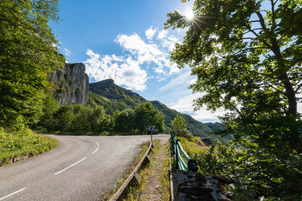 istock Impressive mountain roads in the Vercors Regional Park 842327444