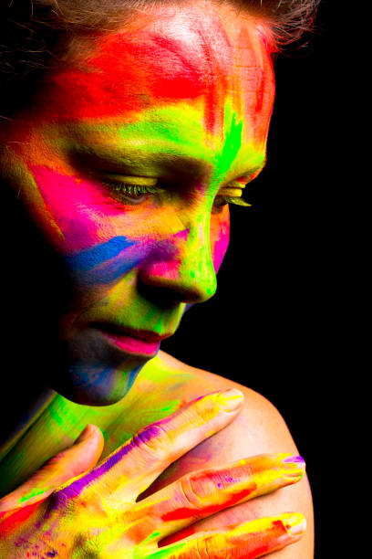 istock relaxed in colorful - stock photo 842330496