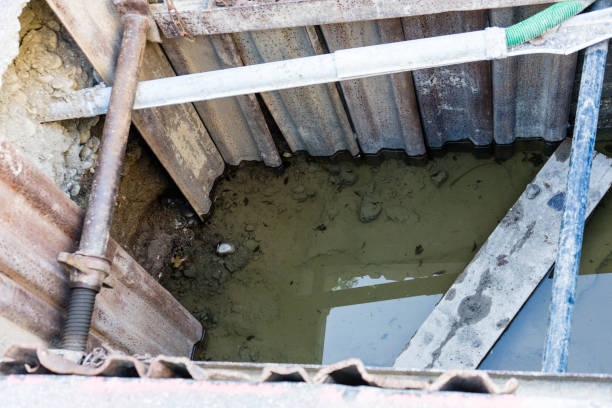 istock water in construction site hole after rainfall flooding 842344116