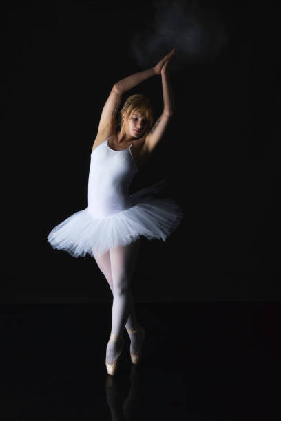 istock Ballerina rehearsing her routine 842359050