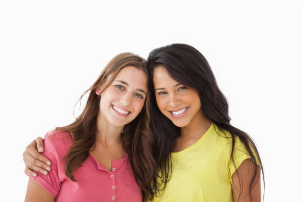istock Portrait of two young friends 842365876
