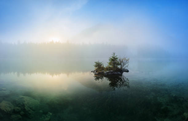 istock Germany. Morning on the lake Hintersee 842370582