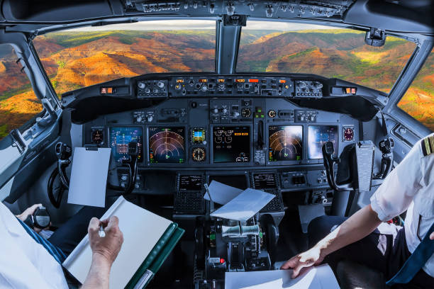 cockpit  in waimea canyon hawaii - hawaii islands tropical climate mountain residential structure imagens e fotografias de stock