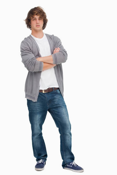 istock Male student posing with crossed arms 842372916