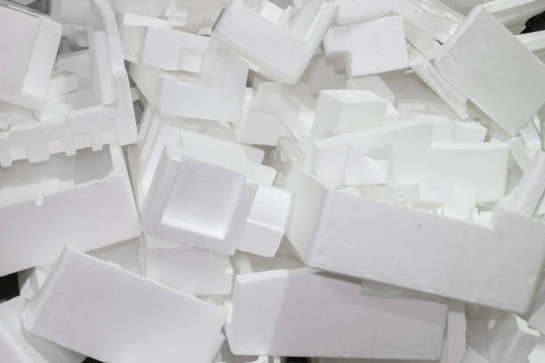 The waste pile of foam is not used. The waste pile of foam is not used. Unused foam waste. polystyrene box stock pictures, royalty-free photos & images
