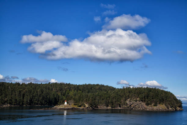 istock Lighthouse in a small island, Vancouver, Canada 842376956