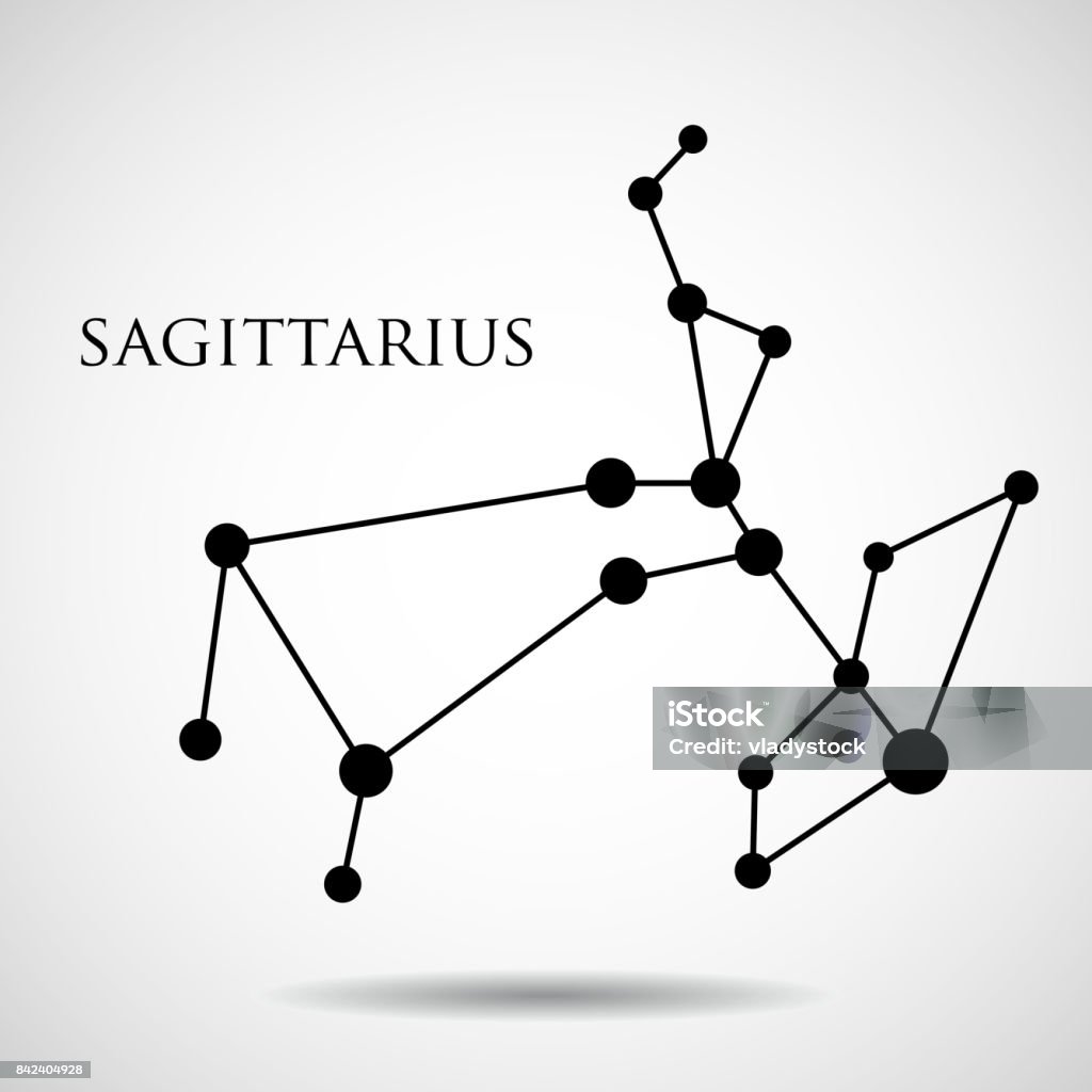 Cung Hoàng Đạo Nhân Mã Bị Cô Lập Trên Nền Trắng Hình minh họa Sẵn ...