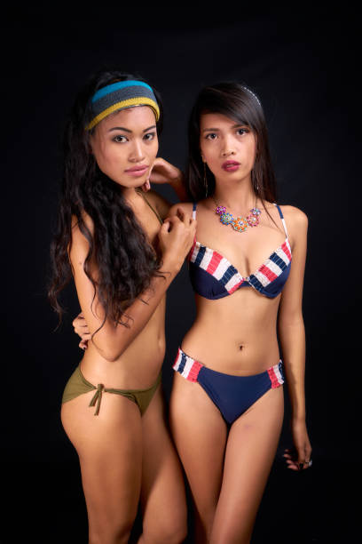 Beautiful women posing - being fashioned