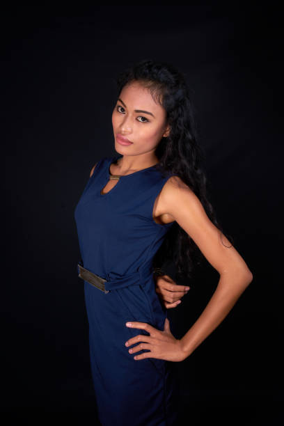 istock Beautiful woman posing - hand on back 842413666