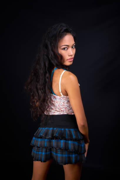 istock Beautiful woman posing - turning back 842415764