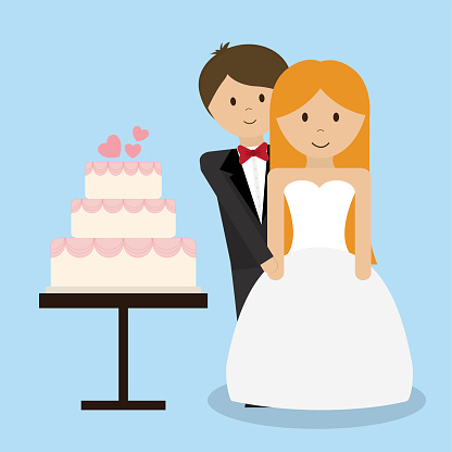 Free download of wedding bride groom cartoon vector graphics and  illustrations, page 32