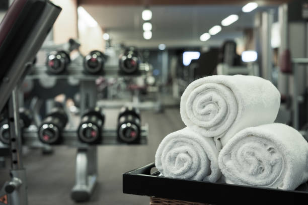 istock Fitness club in luxury hotel interior 842418922