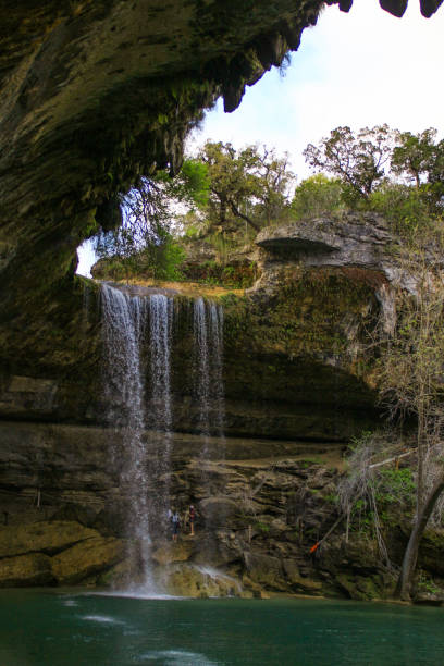 istock Hamilton Pool, water fall, in Austin recreation are. Texas, USA 842422972