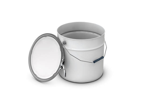 istock 3d Illustration of Empty Bucket, isolated white 842425724