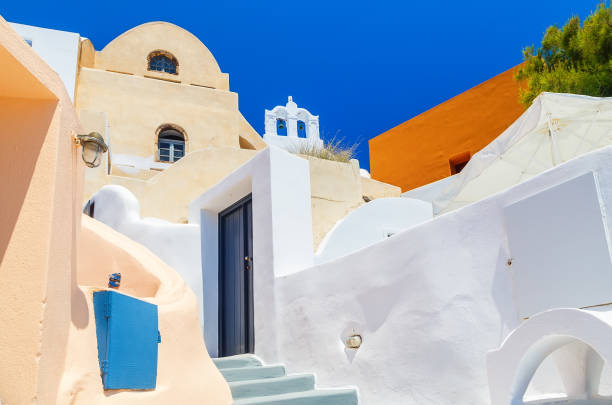 istock traditional house with steps in Santorini,Architecture details Greece 842426436