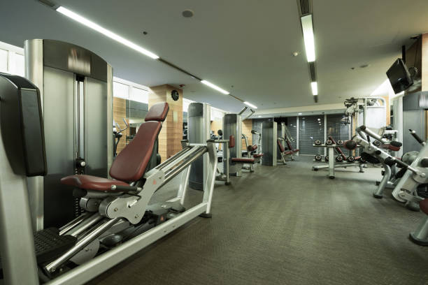 istock Fitness club in luxury hotel interior 842426718