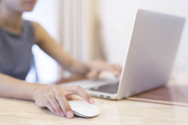 istock Women sit with a notebook. The picture is on the side. Hard work concept. 842430176