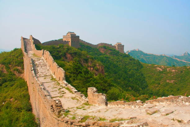 istock Treking and walking The Great Wall. Beijing , China 842433698