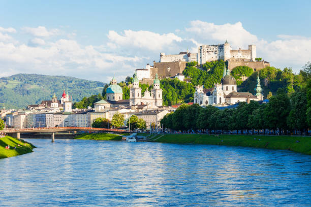 istock Salzburg aerial panoramic view 842439982