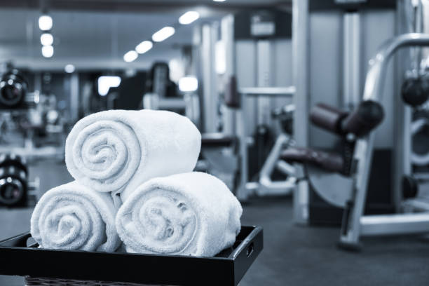 istock Fitness club in luxury hotel interior 842441732