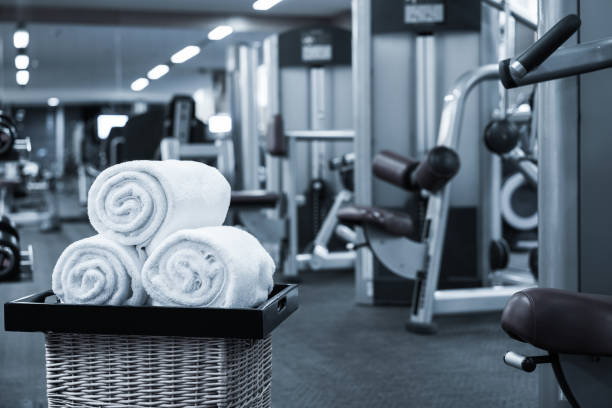 istock Fitness club in luxury hotel interior 842441908