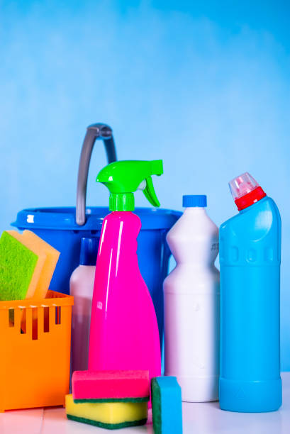 istock Colorful Cleaning Products 842445150