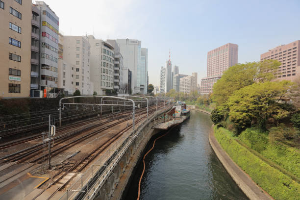 tokyo cityscape w: hamamatsucho world trading center - hamamatsucho zdjęcia i obrazy z banku zdjęć