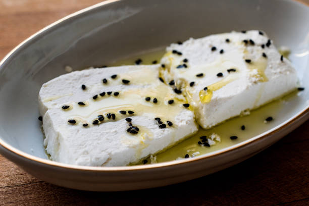 istock Cokelek or lor peyniri / Curd Cheese with olive oil and black cumin 842457484