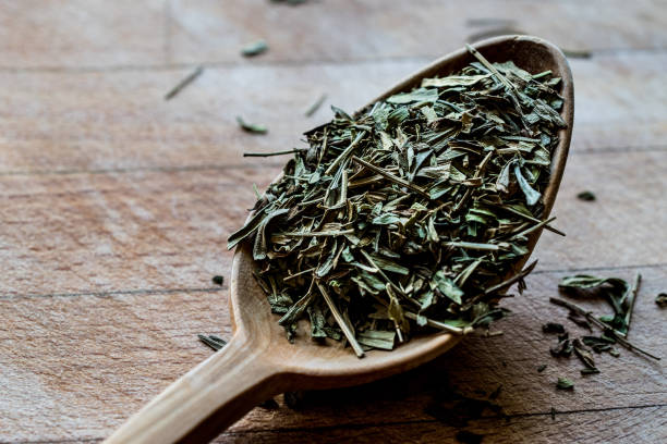 istock Tarragon Spice in wooden spoon / Tarhun Otu. 842457644